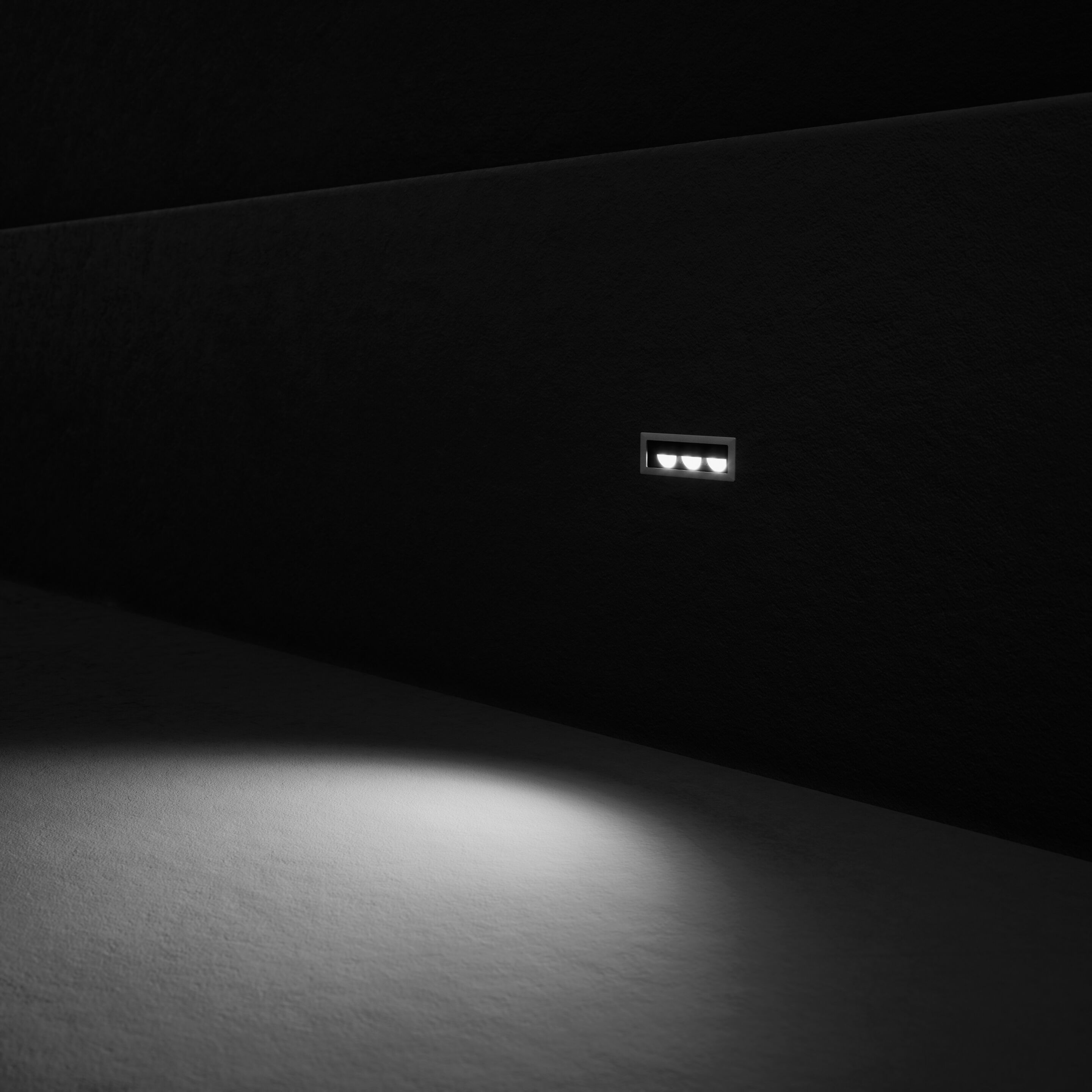 Наружный анодированный алюминиевый светодиодный маркер PUK NANOSTEP ARCH-00013263