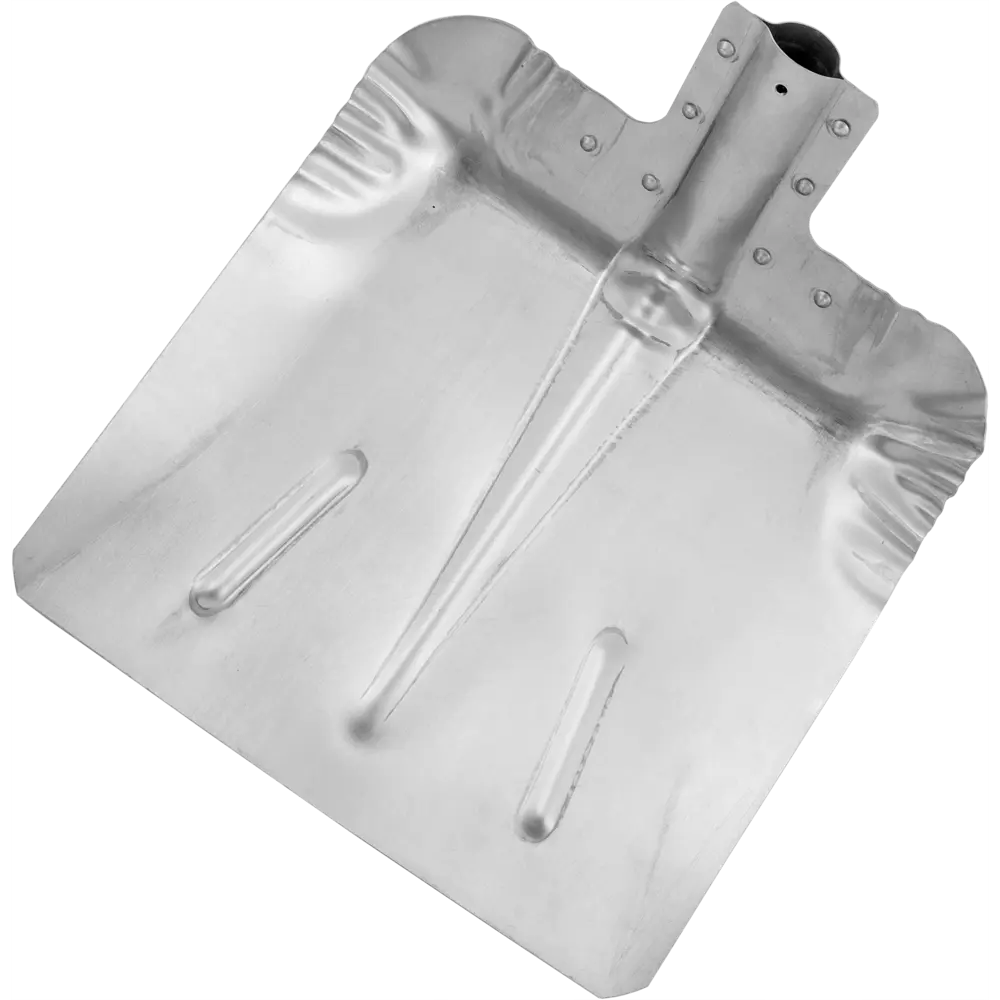 Лопата для уборки снега 47.5x38 см алюминий без черенка ПАВЛОВСКАЯ ЗАРЯ STLM-2024568