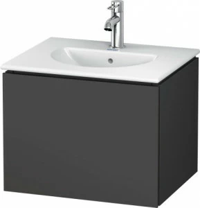 LC616004949 L-Cube Тумбочка подвесная Графит матовый, декор