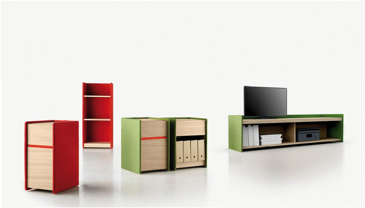 Низкий офисный книжный шкаф ALKI Landa ARCH-00124446 - Вид №1