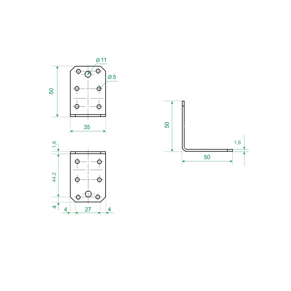 Крепежный уголок Santreyd KU для мебели и конструкций 83613037 STLM-0042748 - Вид №4
