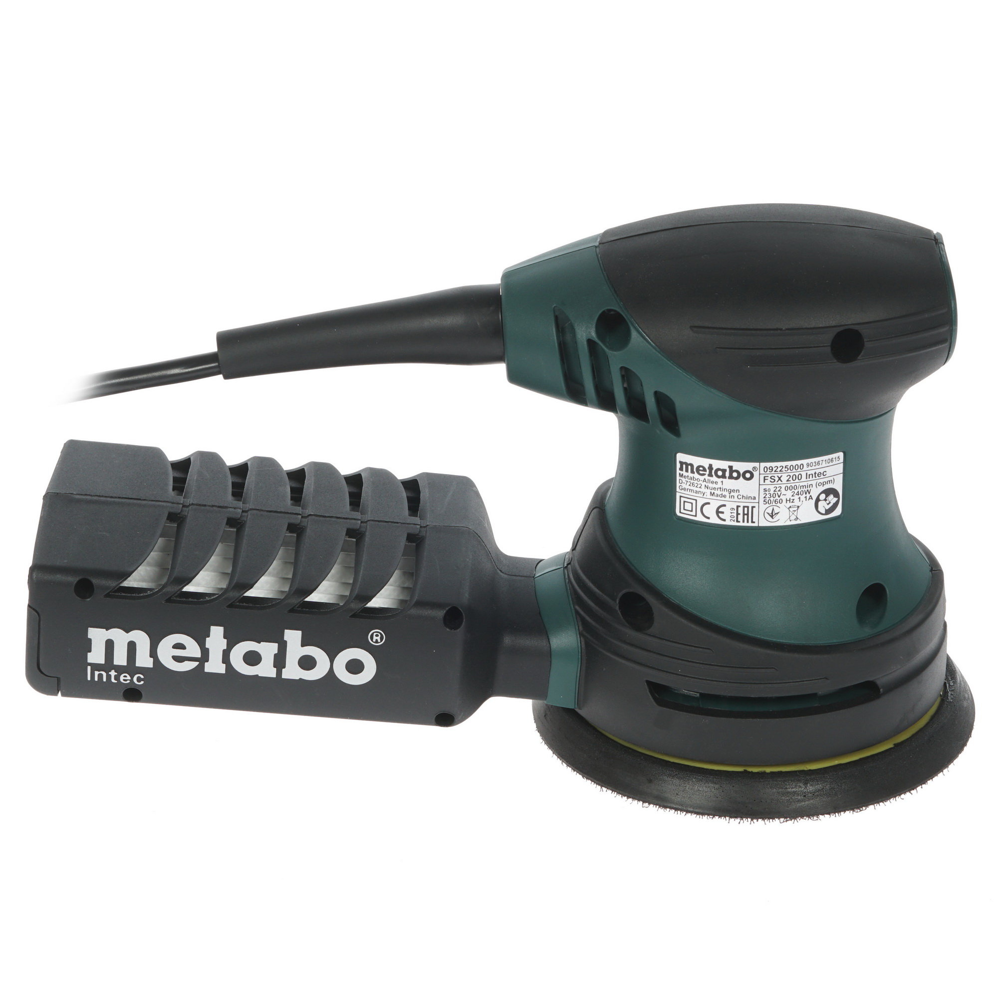 Эксцентриковая шлифмашинка Metabo FSX 200 Intec 1151114 STDN-0113876 - Вид №3