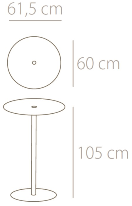 Punt Круглый высокий стол из дуба sun-id-1418283 - Вид №2
