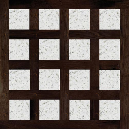 Модульный паркет Da Vinci Модульный паркет с камнем Винсдор Термо Дуб Любая на выбор с брашью (Текстурированная) 800х800 мм 26006000193