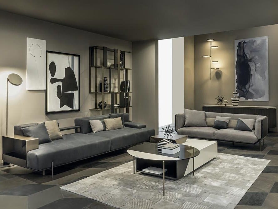 Модульный диван из нубука Shake ARCH-00036071 - Вид №5