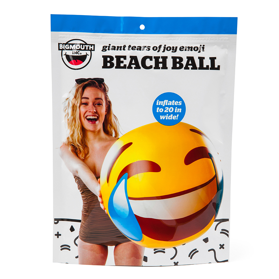 BMBBTE Мяч надувной , lol tears emoji, 46 см BigMouth  - Вид №5