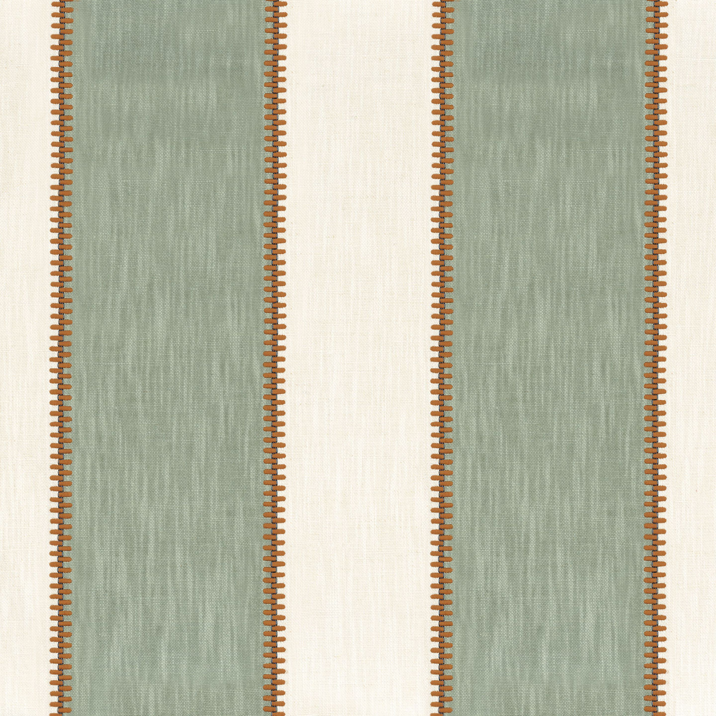 Льняная и хлопковая вышитая полосатая ткань Casamance Linefolia ARCH-00098207 - Вид №2