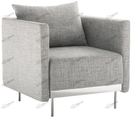 HC28 Cosmo Кресло из ткани с подлокотниками Quadra 31f008-11