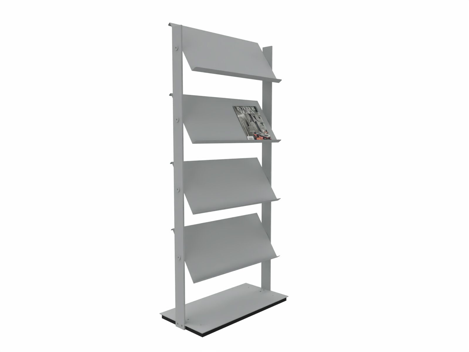 Стальная стойка для журналов с порошковым покрытием Cascando FLEXXIBLE LARGE ARCH-00108746