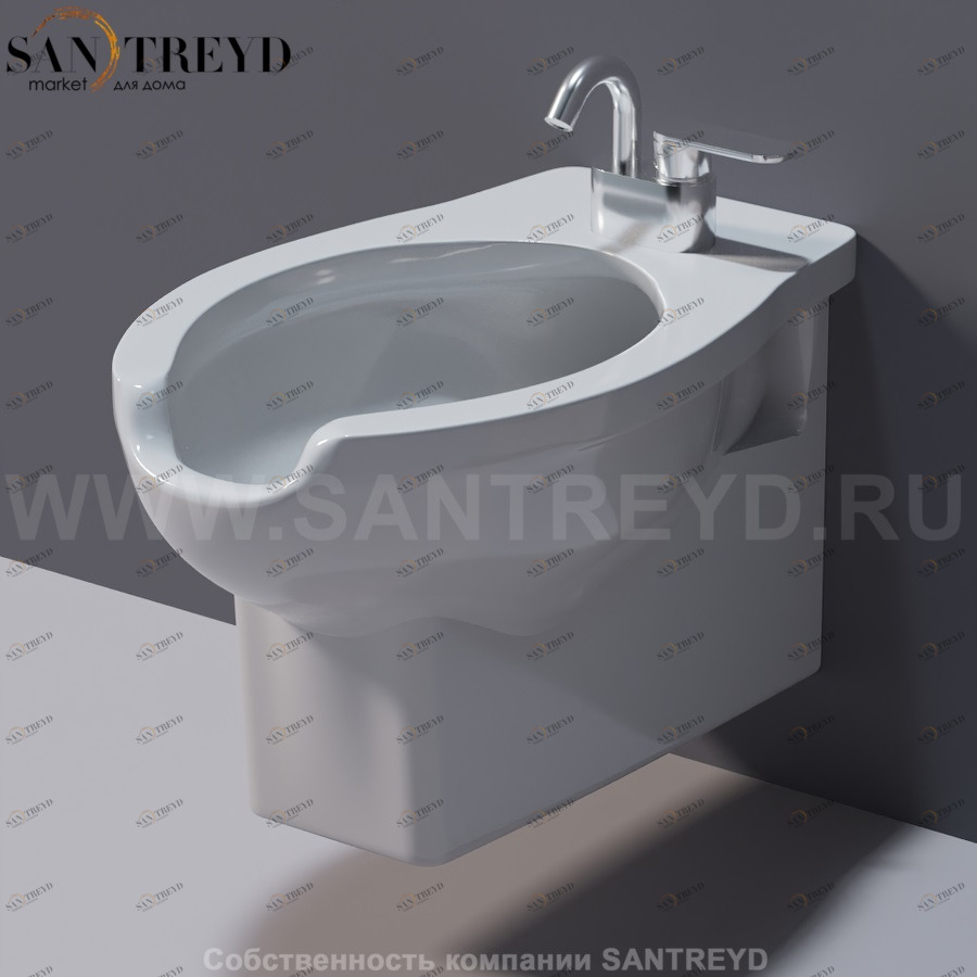 G1049Z Биде подвесное Disabili Ceramica Flaminia