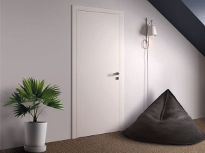 Ламинированная распашная дверь