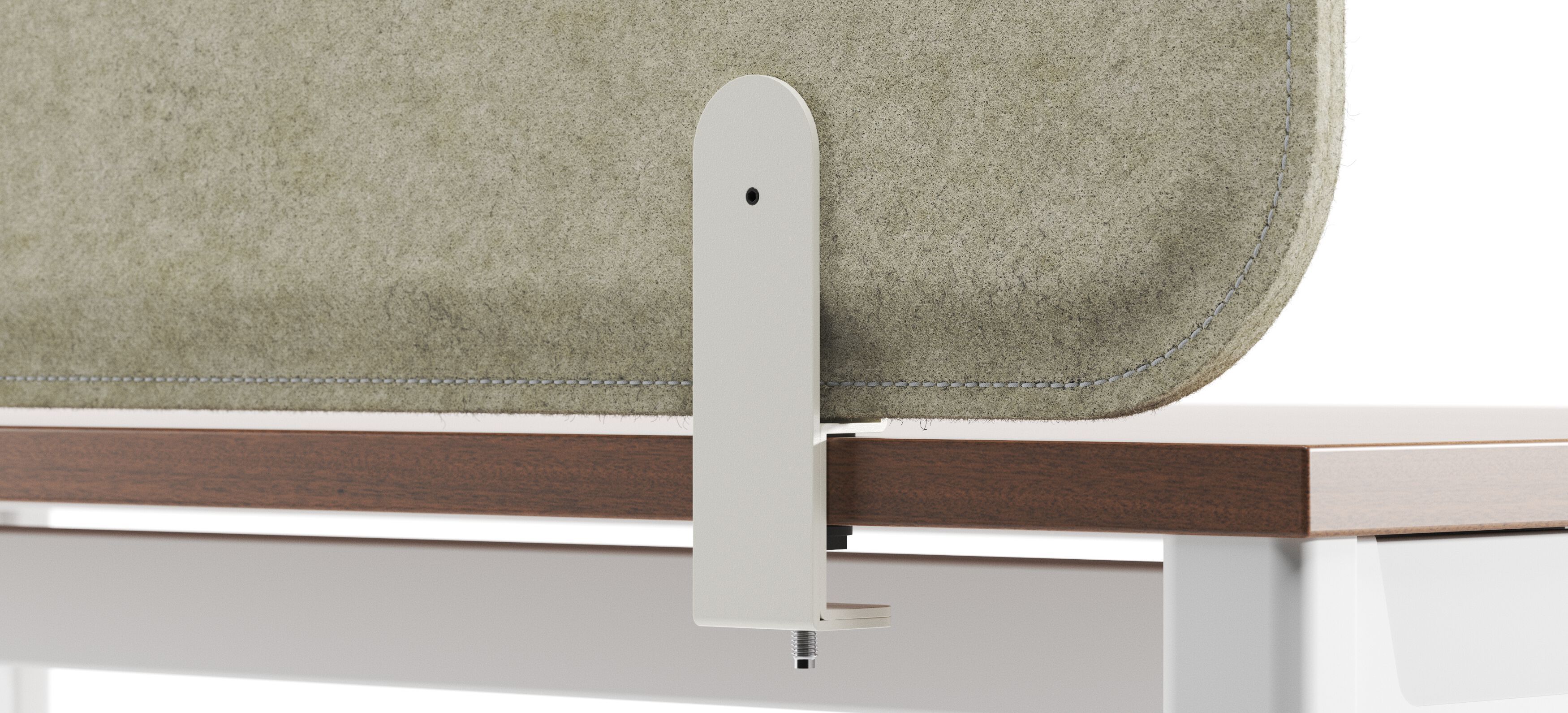 Звукопоглощающая тканевая перегородка для стола Haworth DRIFT FELT ARCH-00020589 - Вид №2