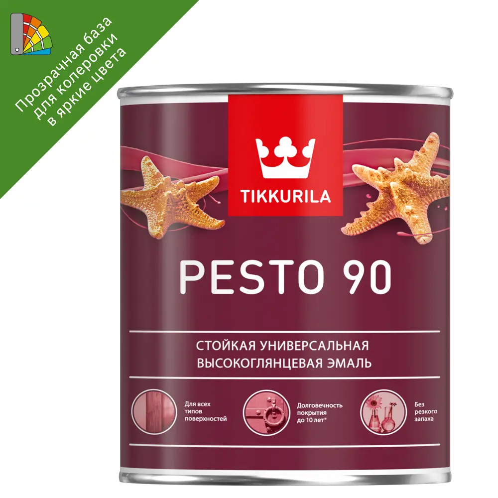 Tikkurila Pesto 90 - универсальная эмаль для интерьера и экстерьера 88287150 STLM-0077272