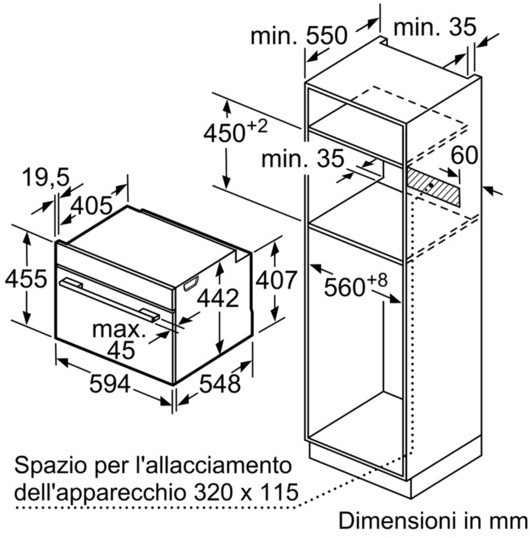 Siemens Встраиваемая паровая духовка класса а + Iq700 Cs858grb7  - Вид №8