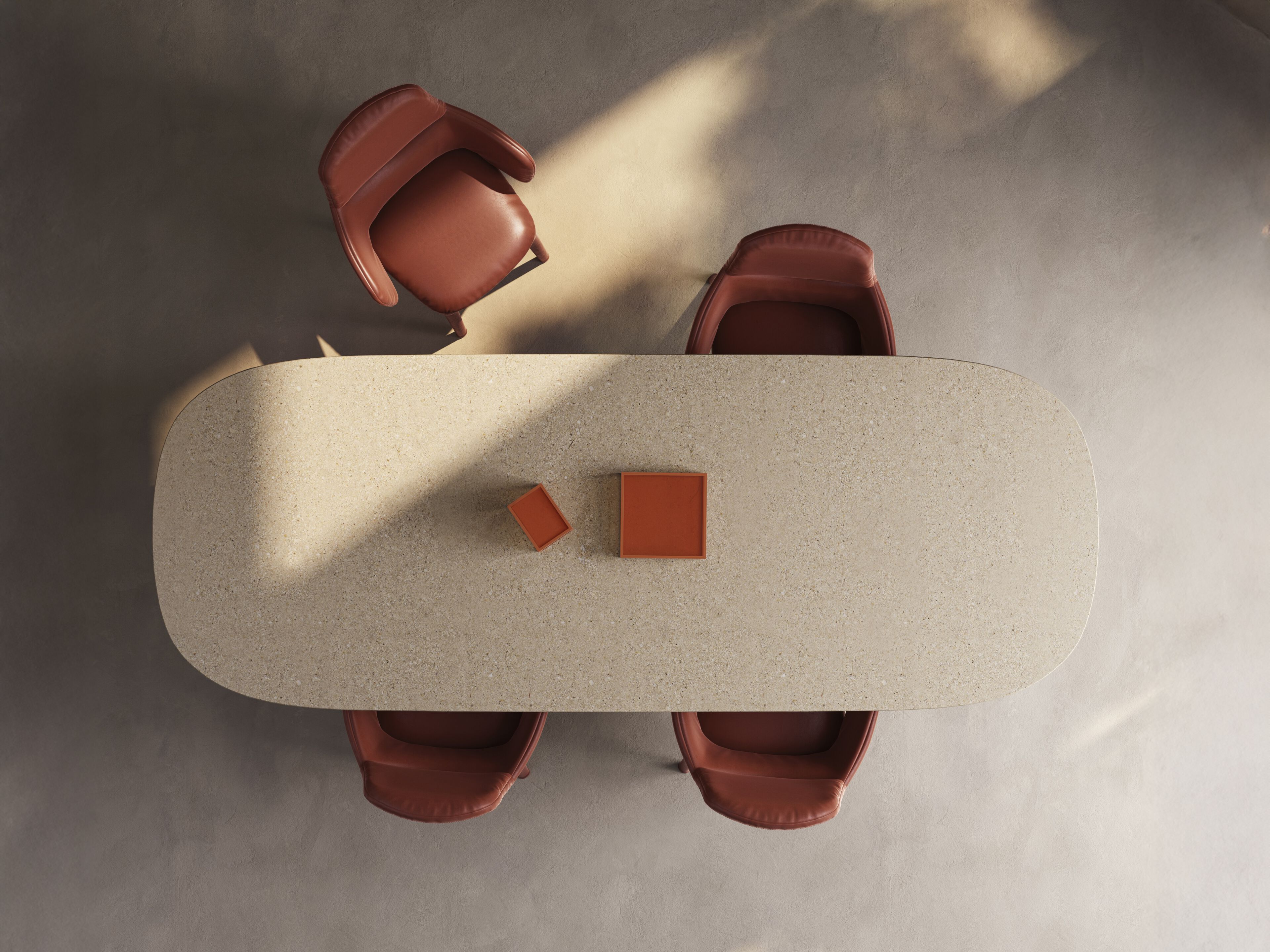 Leccese каменный обеденный стол Natuzzi Italia Adam ARCH-00127166 - Вид №9