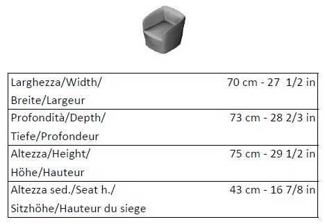 La Cividina Кресло с подлокотниками контрактное Dep sun-id-1349105 - Вид №6