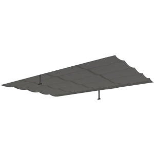 Навес для перголы Omega 2.85x4 м цвет тёмно-серый