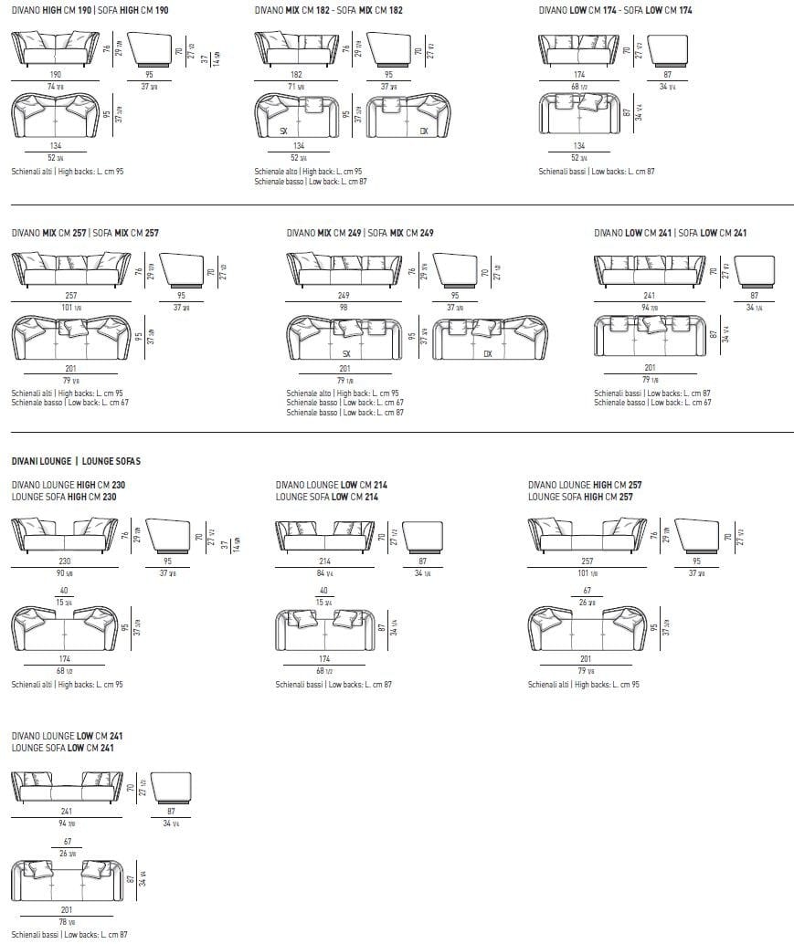 Кожаный диван Minotti LOUNGE SEYMOUR ARCH-00074718 - Вид №13