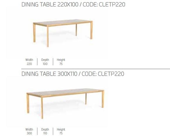 Деревянный садовый стол Talenti CleoSoft-wood ARCH-00001527 - Вид №2