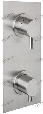 MINA Смеситель для душа из нержавеющей стали с матовой отделкой с пластиной Stiriana 66p2