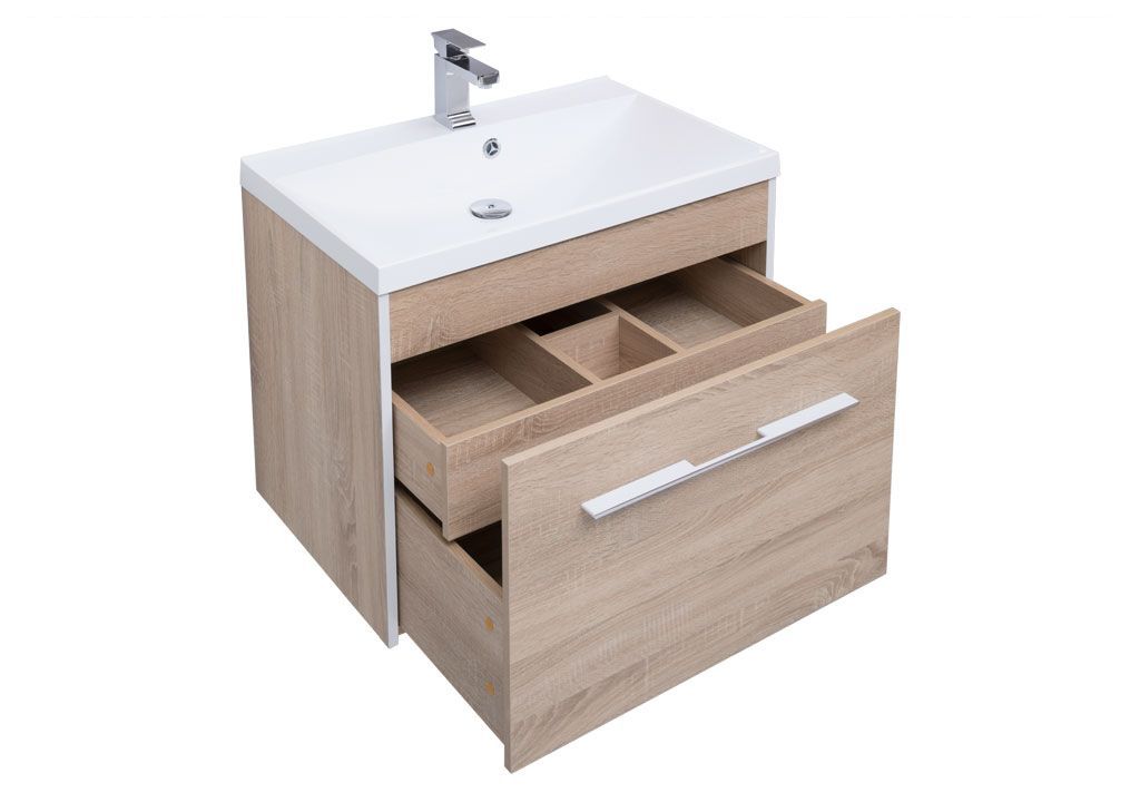 Тумба с раковиной Aquanet Августа 75 дуб сонома 0021002900204118 - Вид №3