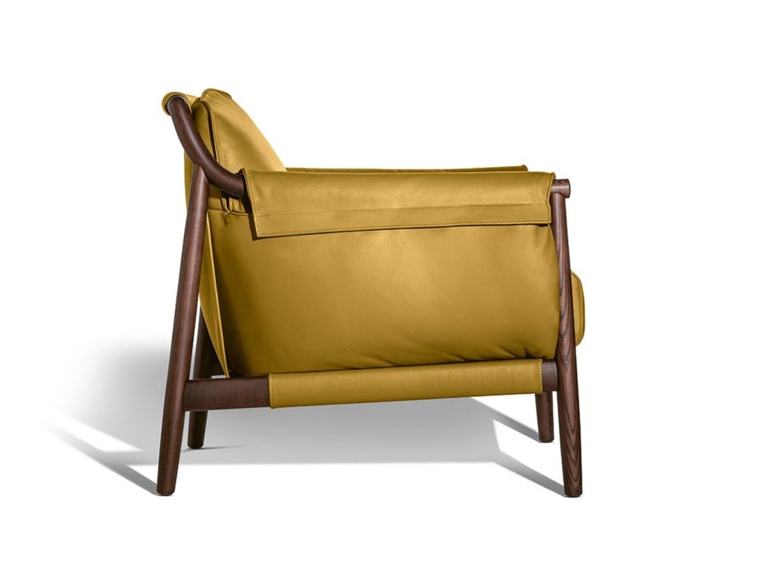 Кожаное кресло с подлокотниками Poltrona Frau коллекция-диваны и кресла ARCH-00036264 - Вид №9