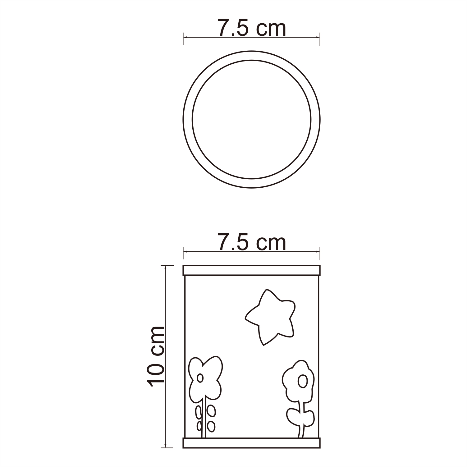 K-3428 Lossa Стакан для зубных щеток WasserKRAFT Lossa K-3400  - Вид №4