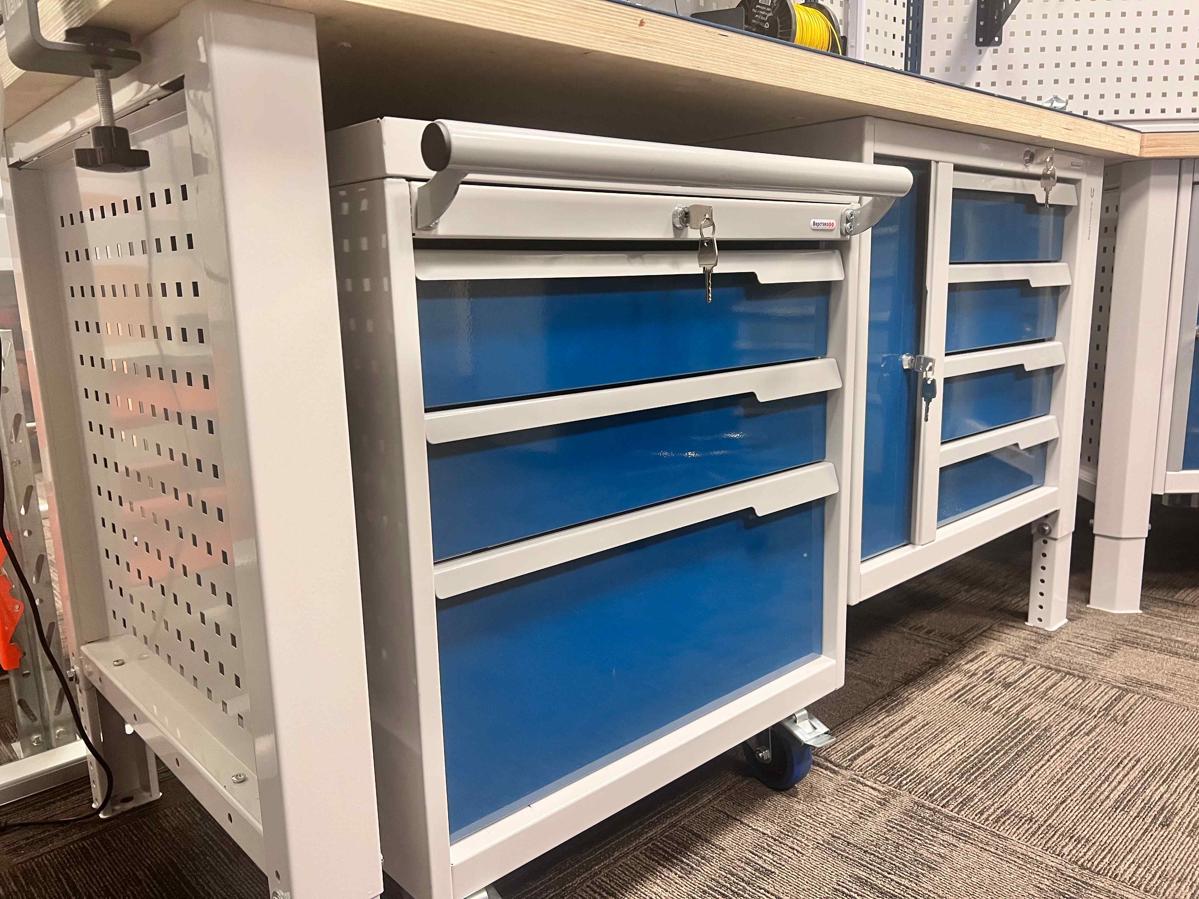 Верстак слесарный CTR 2002.S34M4.3-1 Верстакофф 124160 - Вид №2