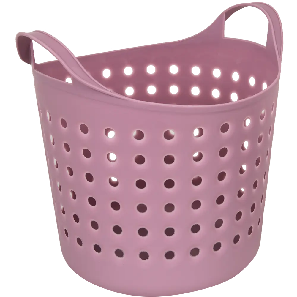 Корзинка Soft 20.61×22.21×17.4 см 4.1 л пластик цвет сиреневый 82154633 STLM-2089853 BEROSSI - Вид №1