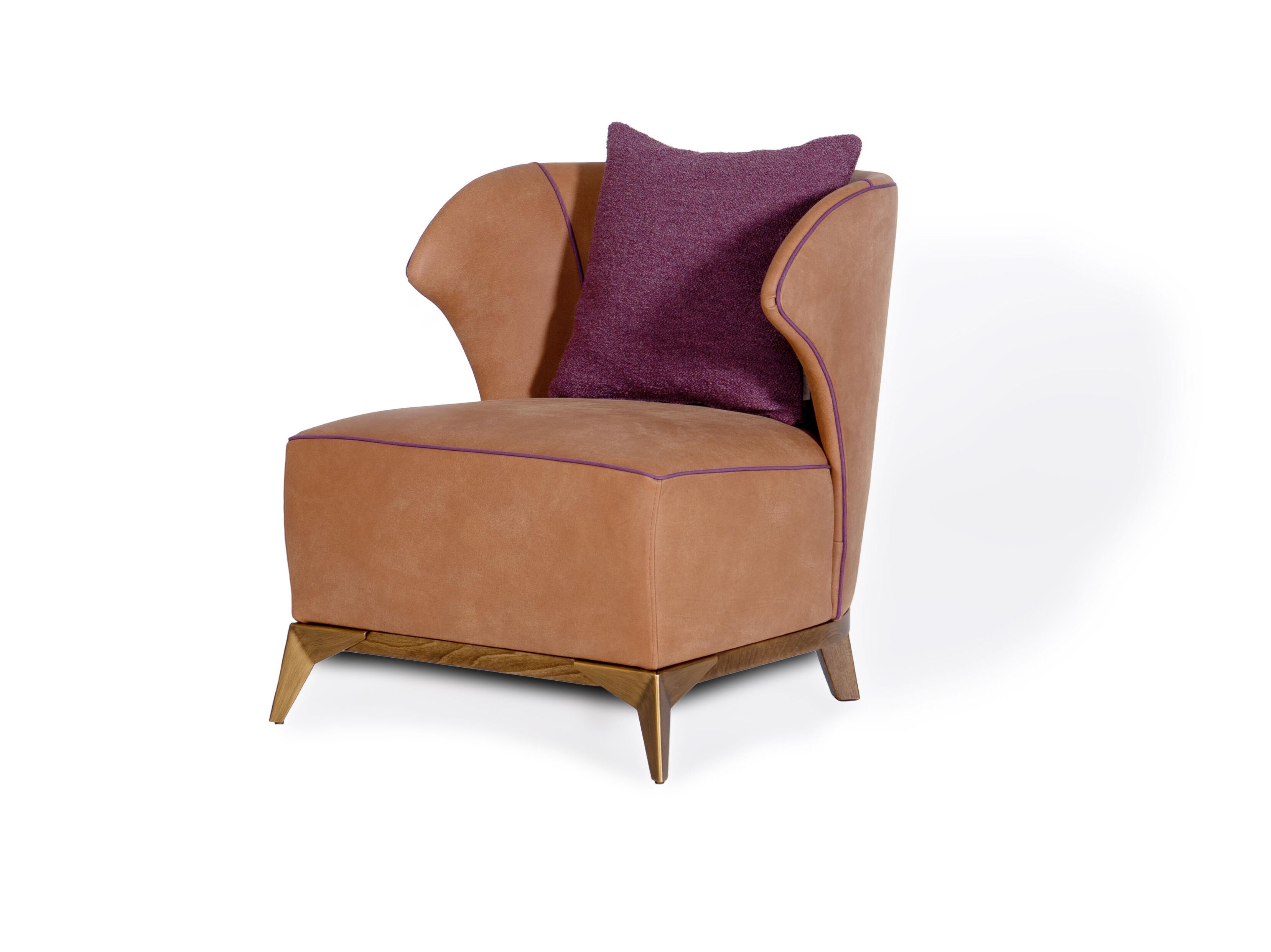 Дикий кожаный стул Mantellassi 1926 Agostina ARCH-00040728 - Вид №11