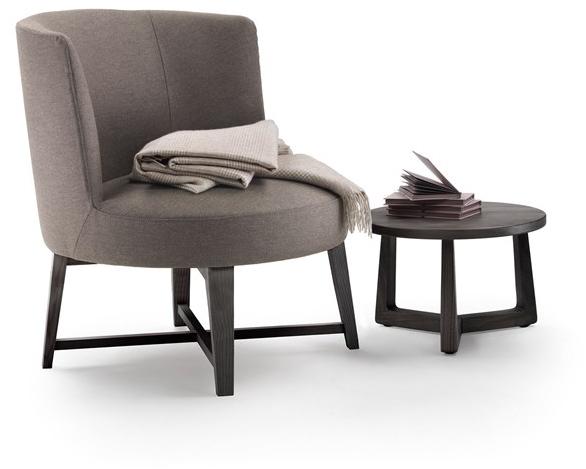 Flexform Кресло со съемным чехлом из ткани с подлокотниками Hera sun-id-1402942 - Вид №1