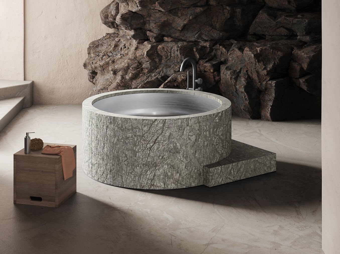 Ванна в центре круглой комнаты Salvatori The Small Hours ARCH-00046261