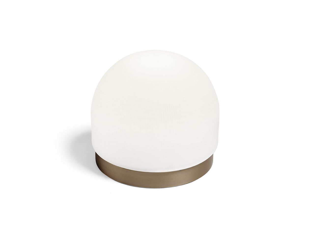 Светодиодная настольная лампа из бронзы и опалового стекла Miloox Domu ARCH-00059282