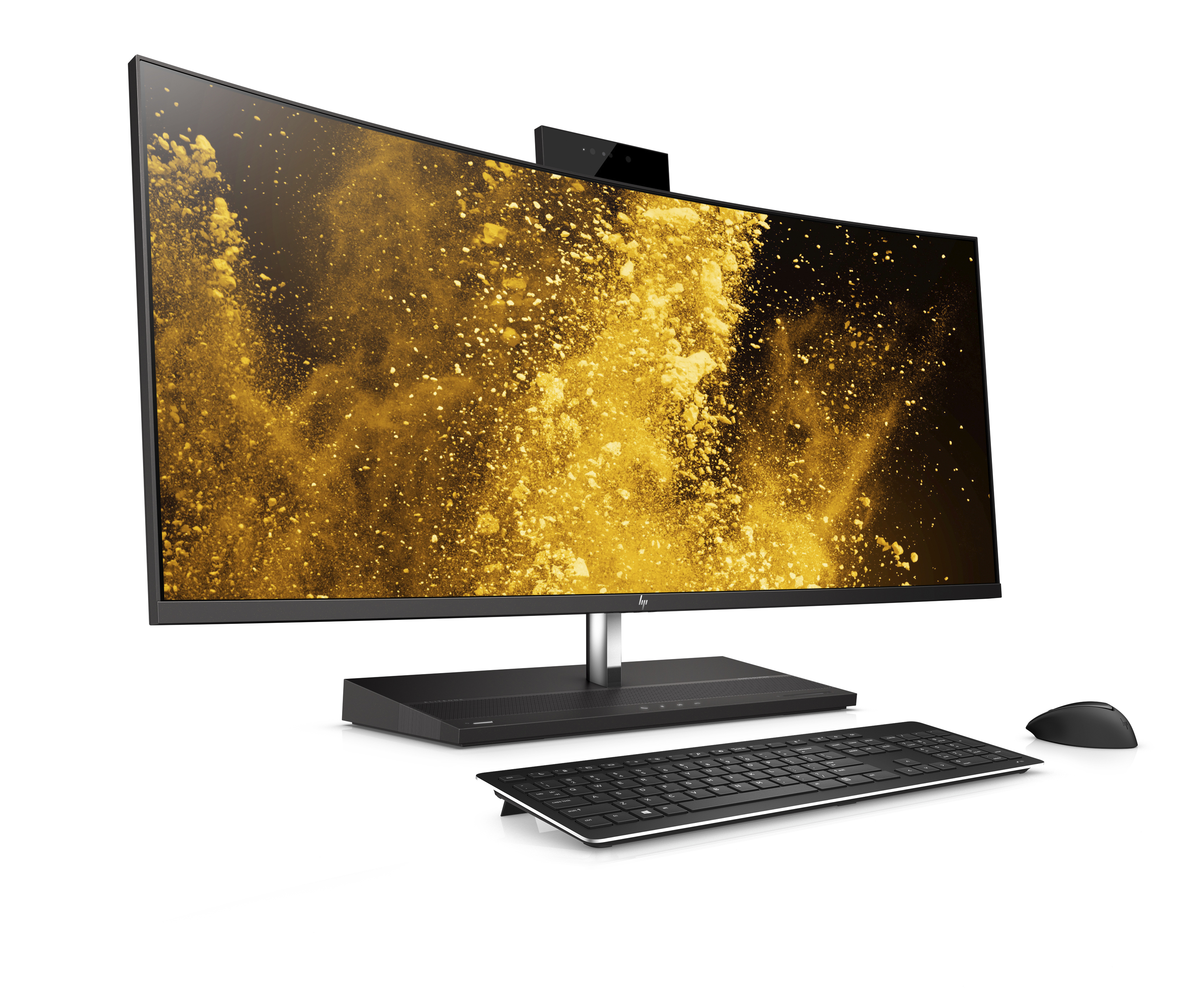 4PD95EA#ACB eliteone 1000 g2 aio nt 34" 34"(3440x1440 ips (матовый))/intel core i7 8700(3.2ghz)/8192mb/512ssdgb/bt/wifi/war 3y/w10pro + wireless slim kbd & mouse HP Santreyd  - Вид №2
