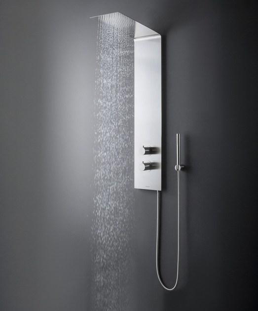 Antonio Lupi Design Настенная душевая стойка из нержавеющей стали с душевой лейкой Antoniolupi sun-id-1390480 - Вид №2