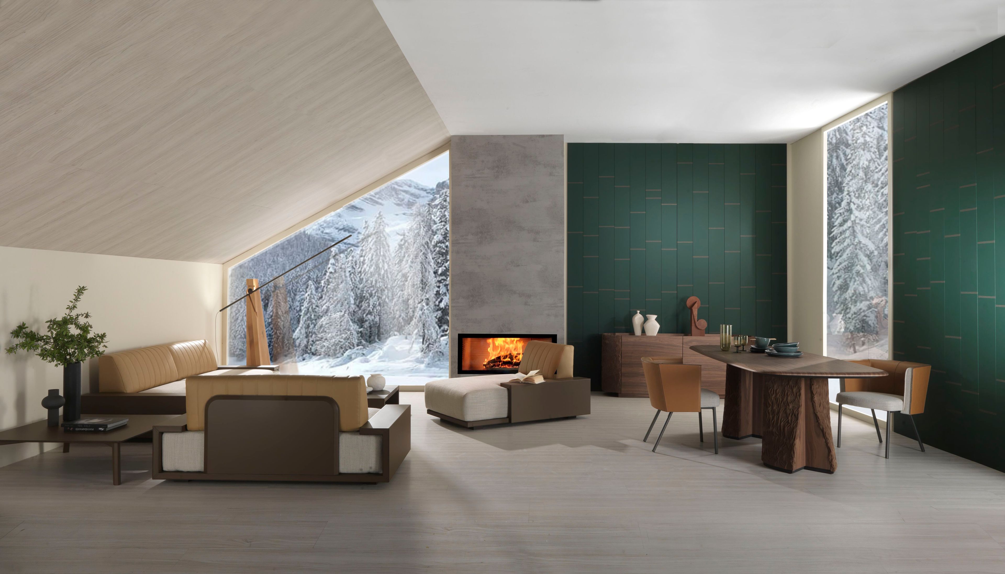 Деревянный обеденный стол Casa Covre CORTE ARCH-00122843 - Вид №1