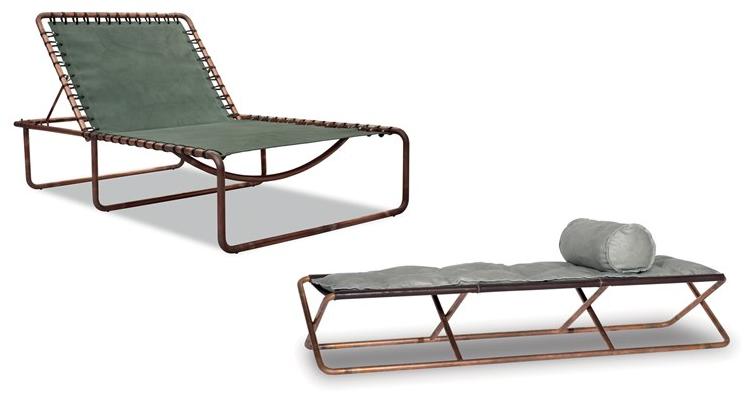 BAXTER Кожаный садовый шезлонг Rimini sun-id-1394939 - Вид №5