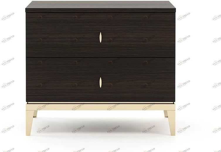 Laskasas Прямоугольная тумбочка из дерева с ящиками Marlon sun-id-1418040