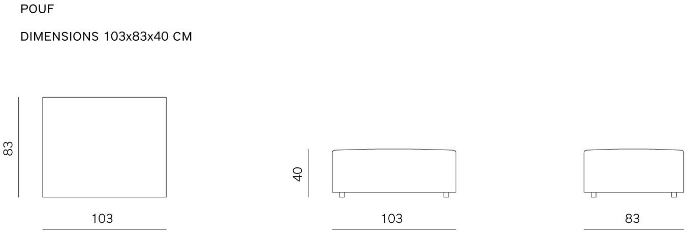 prostoria Мягкий пуф Cloud sun-id-1463591 - Вид №2