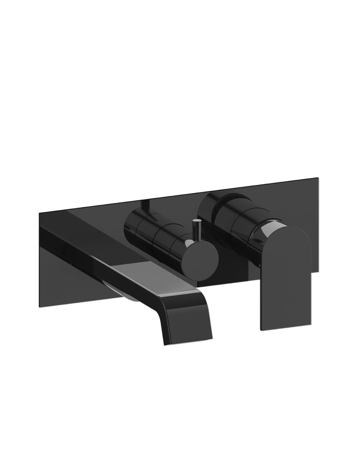 Однорычажный смеситель для ванны с 3 отверстиями с пластиной Rubinetterie Frattini отдельная эстетика ARCH-00054513 - Вид №3