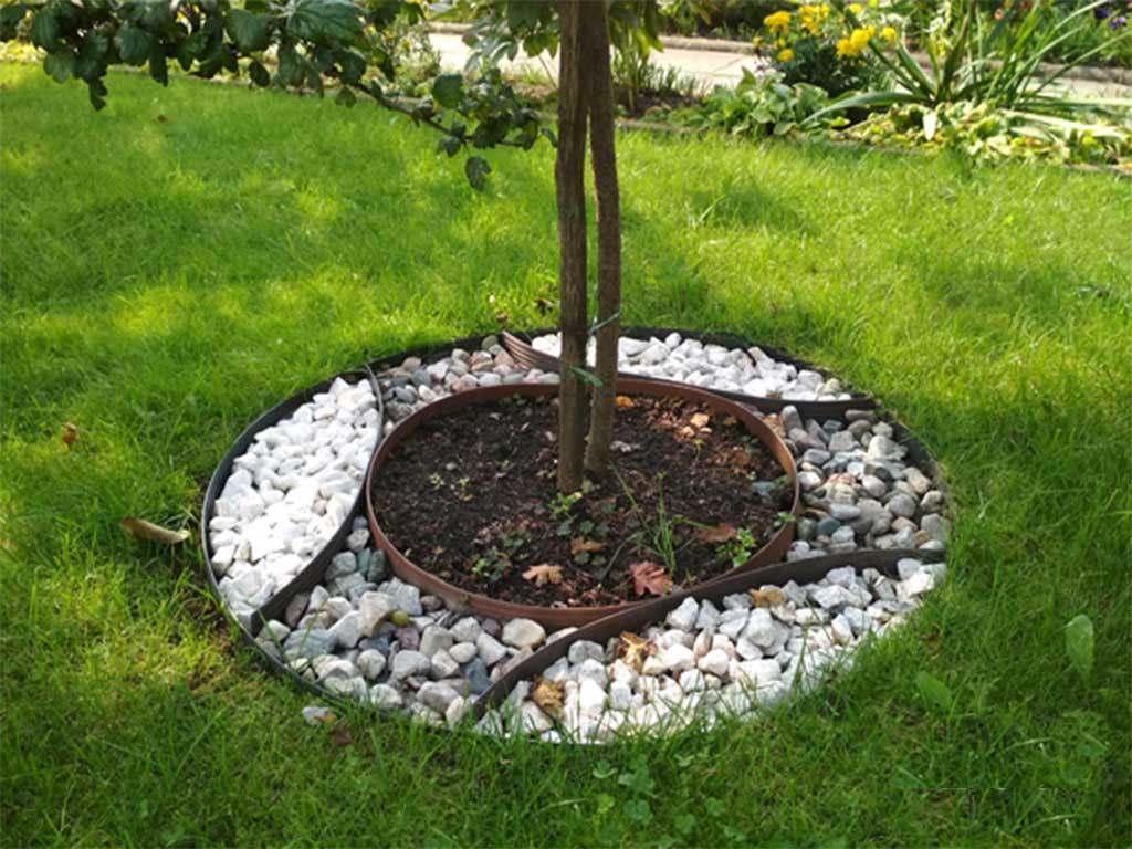 Садовый бордюр "Манго" ПП 38 мм, чёрный, 10 метров ГеоПластБорд GPBST-35 - Вид №5