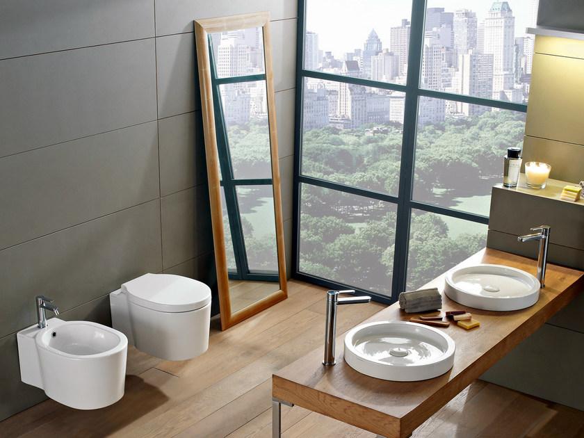 8812 Подвесной унитаз настенный Белый Scarabeo Ceramiche Bucket Италия - Вид №2