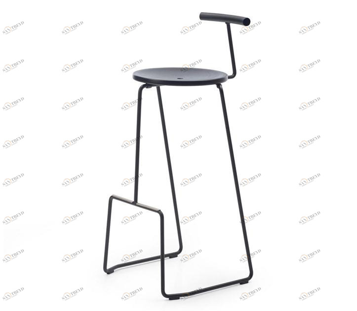 Extremis Табурет из стали с высокими санками и спинкой sun-id-1467311