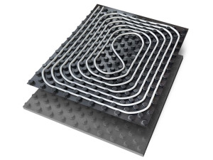 Панель для лучистого пола с низкой толщиной