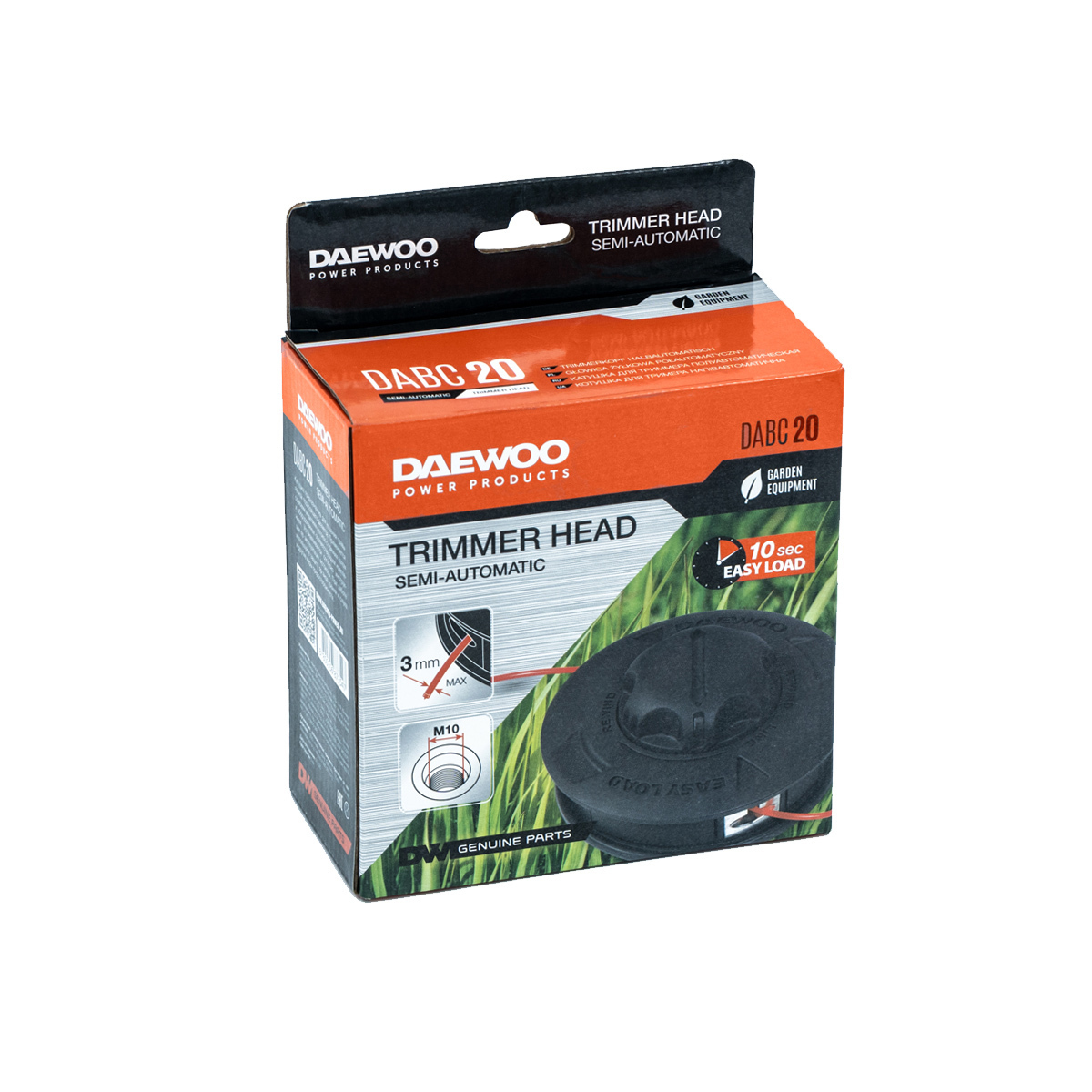 86931127 Катушка для триммера полуавтоматическая Daewoo Dabc 20 3 мм 11 м STLM-0072546 Santreyd  - Вид №4