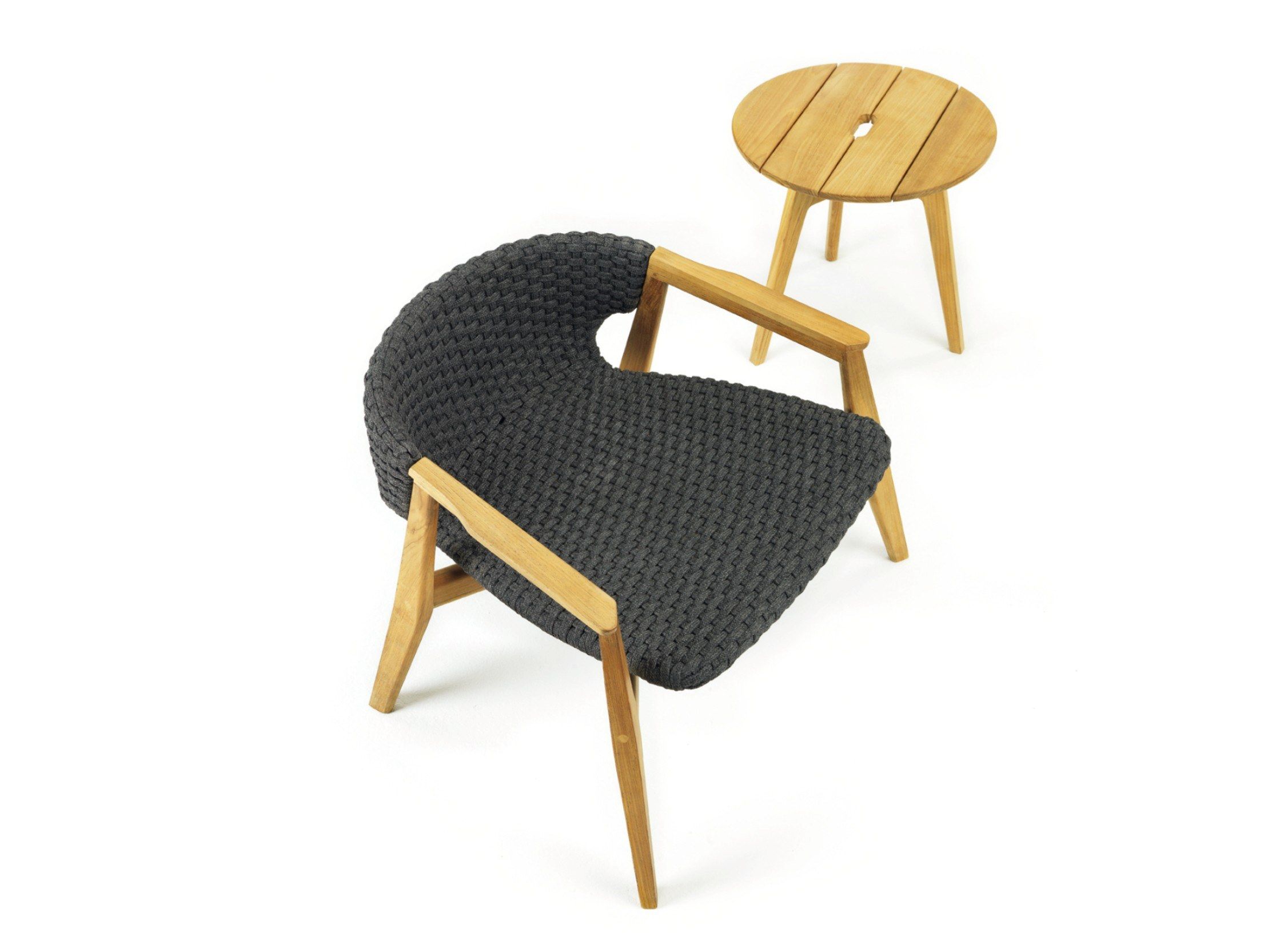 Круглый стол из тикового дерева Ethimo Knit ARCH-00022966 - Вид №17