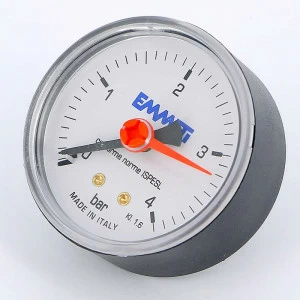 Манометр аксиальный 1/4" 63 мм EMMETI 4 бар