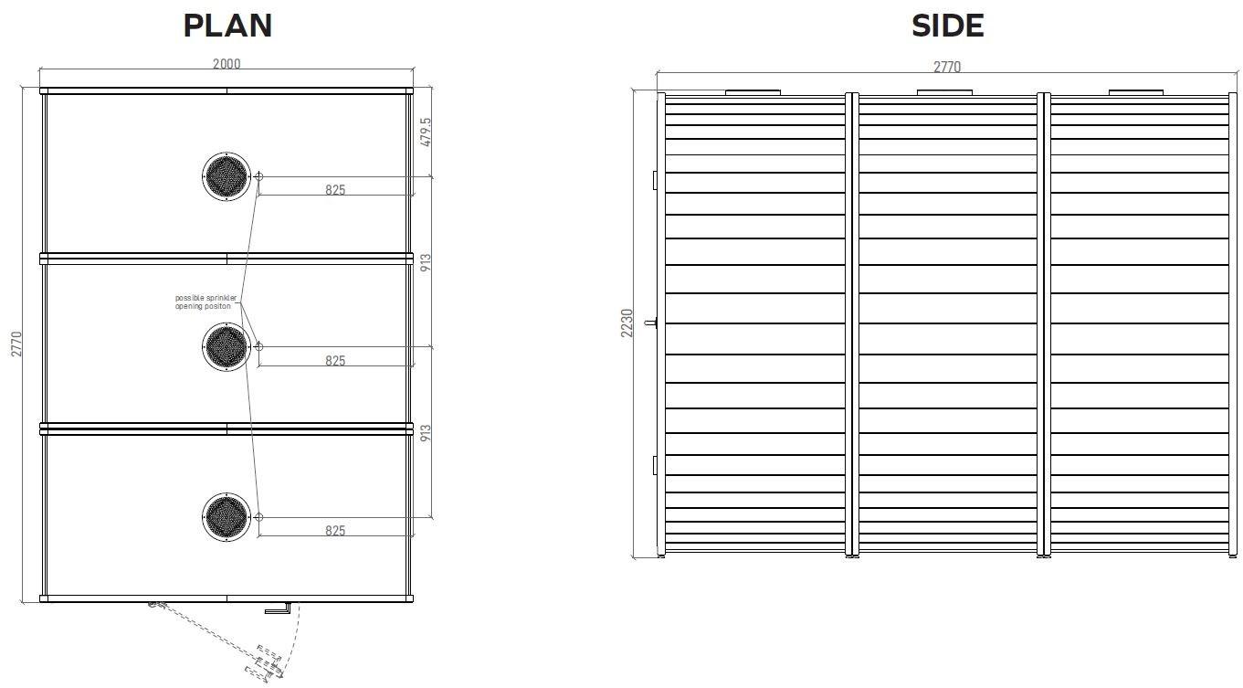 IMPACT ACOUSTIC® Акустическая офисная будка из переработанного пластика со встроенным освещением для встреч  961.14.442.000.00  - Вид №1