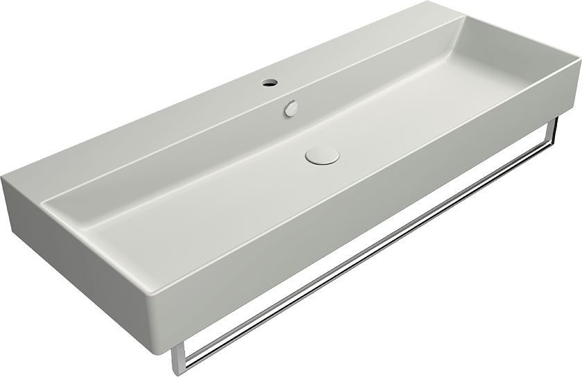 9424117 Подвесная раковина настенная овальная GSI ceramica  бежевая  - Вид №1