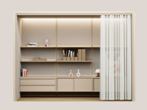 Алюминиевый модульный офисный остров с порошковым покрытием